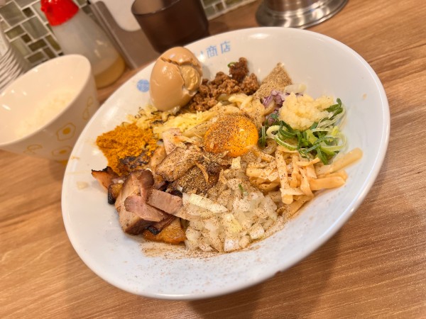 「【限定】まぜそば 山椒トッピング」@はつがい商店の写真