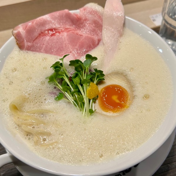 「鶏白湯泡ramenー醤油ー」@鶏白湯泡ramenたまきの写真