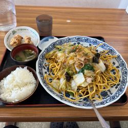 固焼きそば定食