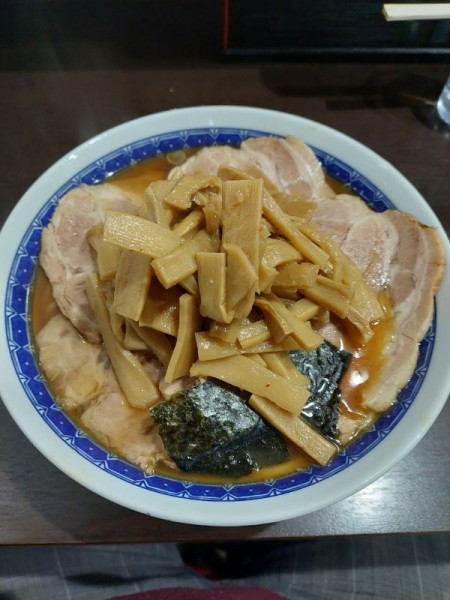 「ラーメン中+メンマチャーシュー」@中華そば べんてんの写真