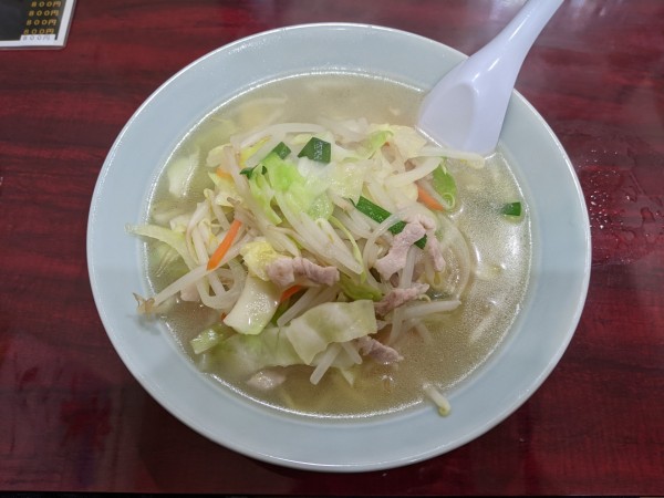 「タンメン：800円」@恵 中華の写真