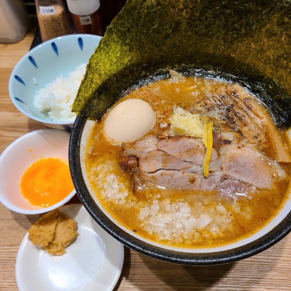 「熟成味噌ラーメンスペシャル¥1450+小ライス¥100」@浅草 熟成味噌らーめん のりあき・美々の写真