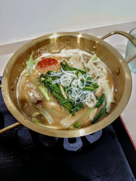 「もつ鍋ら〜めん」@ゆで太郎 ふじみ野大井店の写真