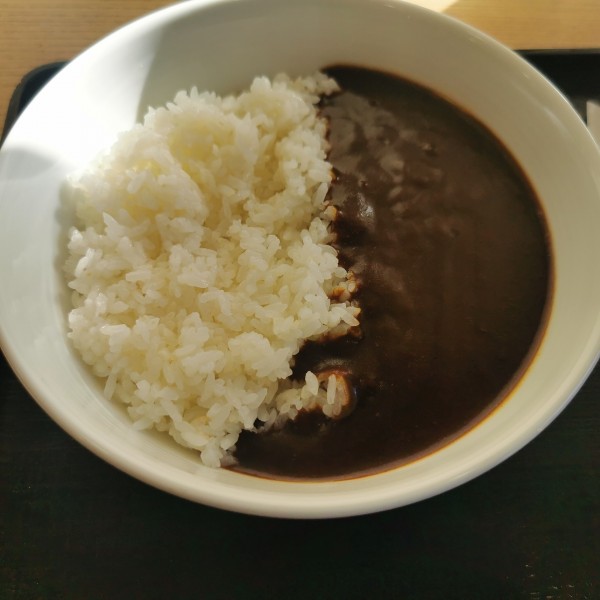 「黒カレー」@そば処吉野家 屏風山PA上り店の写真