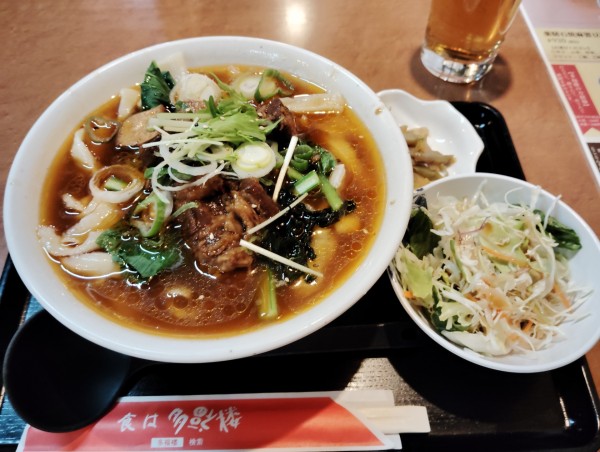 「薬膳牛バラ角煮刀削麺　　790円」@多福楼 川崎店の写真