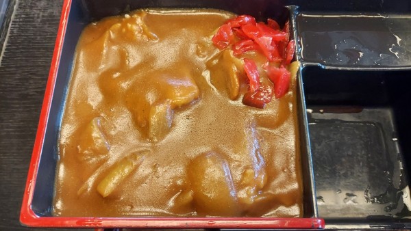 「カレーライスとたぬき蕎麦セット 950円」@田口屋の写真