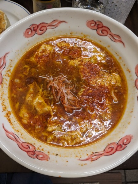 「ふゎふゎたまごの担々麺　5辛」@中華料理 五十番の写真