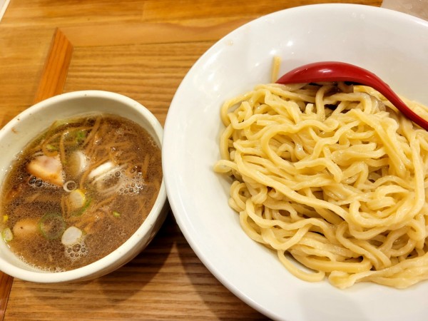 「つけ麺(醤油)大盛」@麺や 七彩 八丁堀店の写真