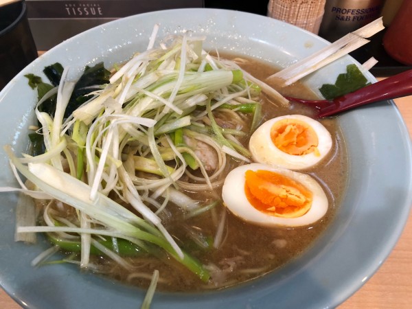 「ネギ味噌ラーメン」@うまいやばいラーメンショップ八峯の写真