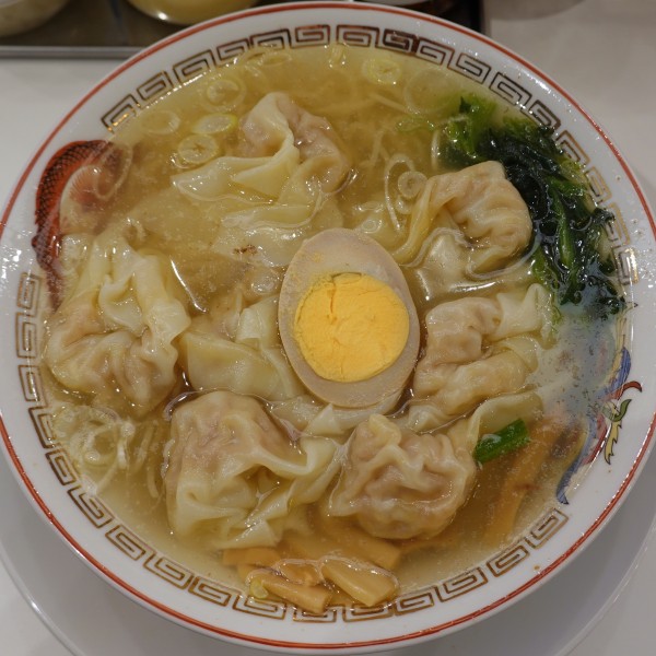 「広州肉汁雲吞麵(塩)924円」@広州市場 田町タワー店の写真