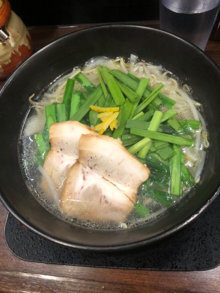 「ニラソバ」@博多にらそば 熊楠家 中洲本店の写真