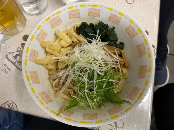 「油そば(スープ無しラーメン)」@ラーメンハウス 本町店の写真