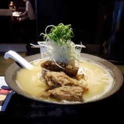 帆立鶏白湯　塩