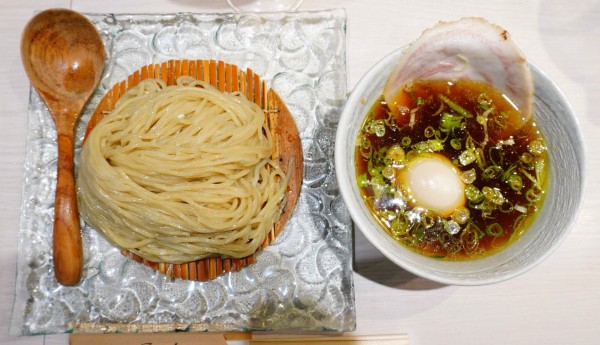 「ザルつけ麺＋味玉＋生ビール」@柳麺 呉田-goden-の写真