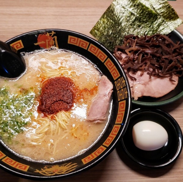 「ICHIRAN５選1,620円＋半替玉150円」@一蘭 水戸店の写真