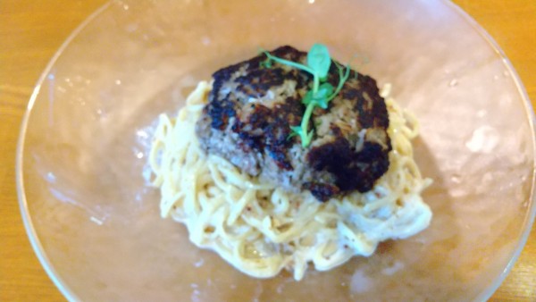 「【限定】尾崎牛バーグのひやちゅう(¥1,800)」@冷やし中華専門店 HiyaChuの写真