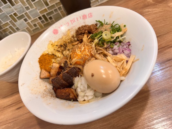 「【限定】まぜそば 山椒トッピング」@はつがい商店の写真