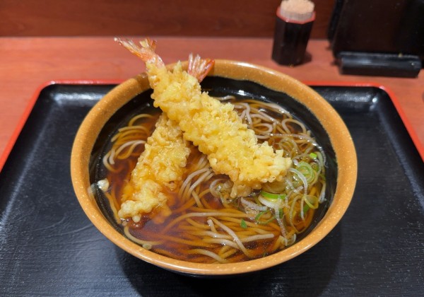 「海老天そば(700円)」@そば処 めとろ庵 錦糸町店の写真