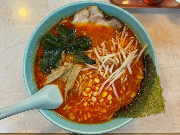 「味噌からし麺」@ラーメン菱和 上大岡店の写真