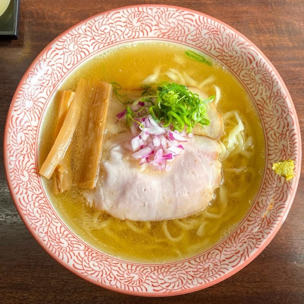 「鯵煮干し塩（手揉み）¥950」@麺や 睡蓮の写真