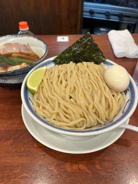 「特製鰹昆布水つけ麺【TP】大盛」@中華そば 千乃鶏の写真