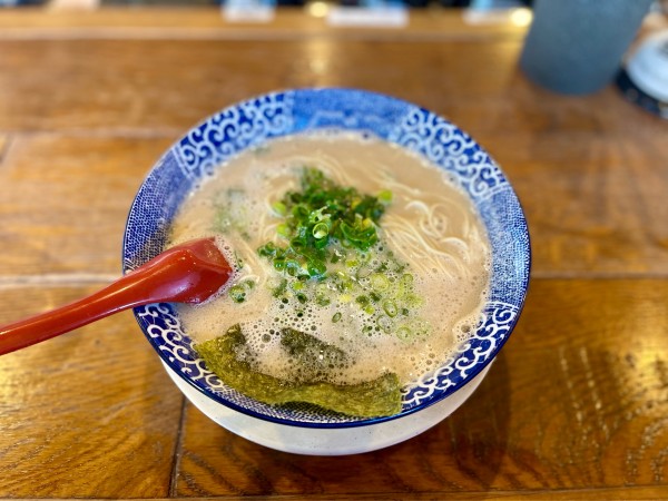 「豚骨ラーメン肉抜き」@博多ラーメン 鶴亀堂 天白平針店の写真