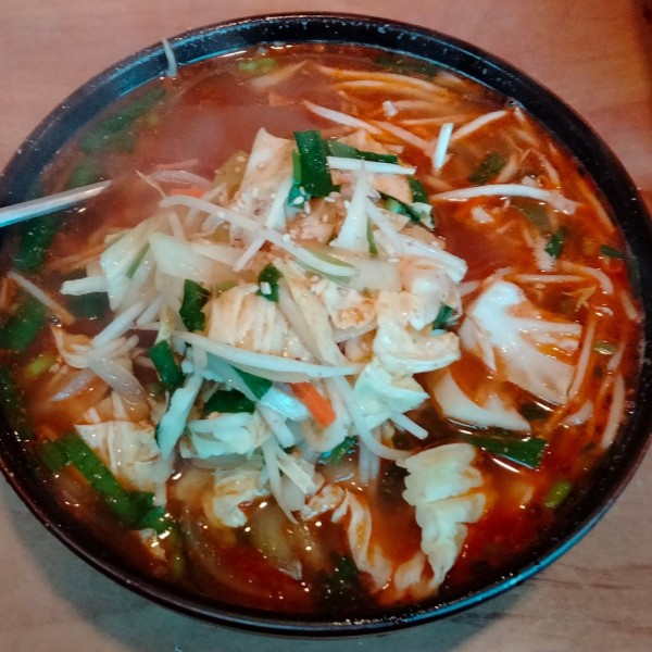 「からいチャンポンメン」@寿英焼肉苑の写真