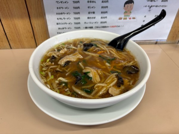 「もやしラーメン　700円」@神社ラーメン 峰英軒の写真