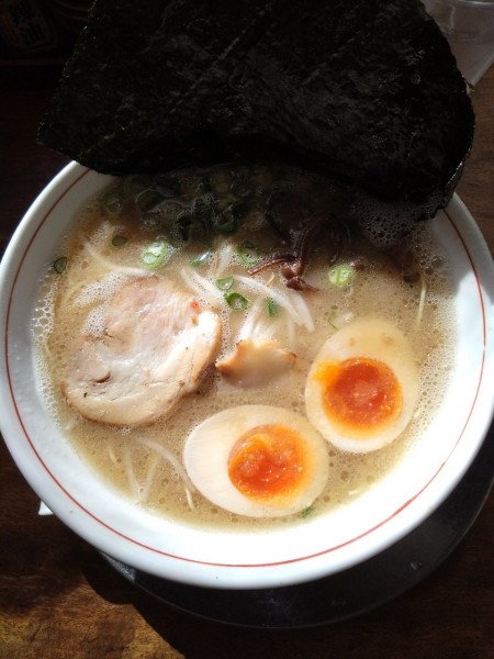 「豚のり玉そば」@豚そば 成の写真