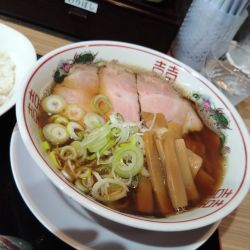 中華そば 850円 ミニカレーセット 250円