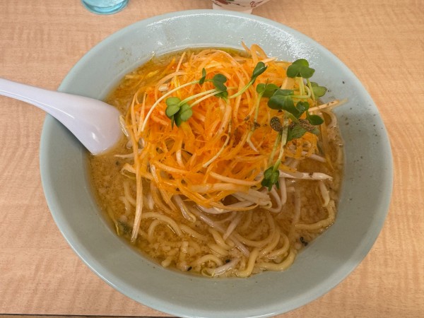 「ねぎみそ」@くるまやラーメン 箕輪店の写真