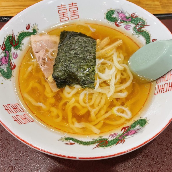 「半ラーメン  600円」@お食事処 ふじみやの写真