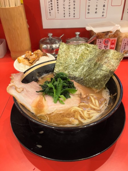 「朝ラーメン　ライス✖️3」@横浜家系ラーメン 大輝家の写真