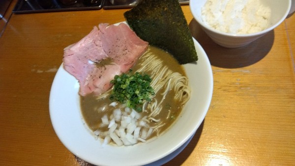 「濃厚海老煮干そば」@麺屋 まほろ芭の写真