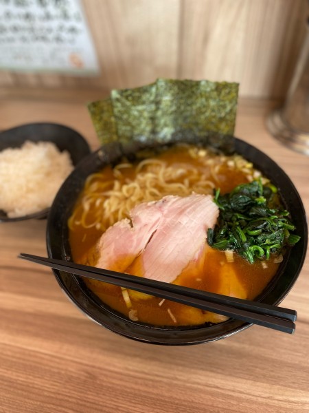「ラーメン大麺ヤワラカメ脂オオメ」@七代目武道家の写真