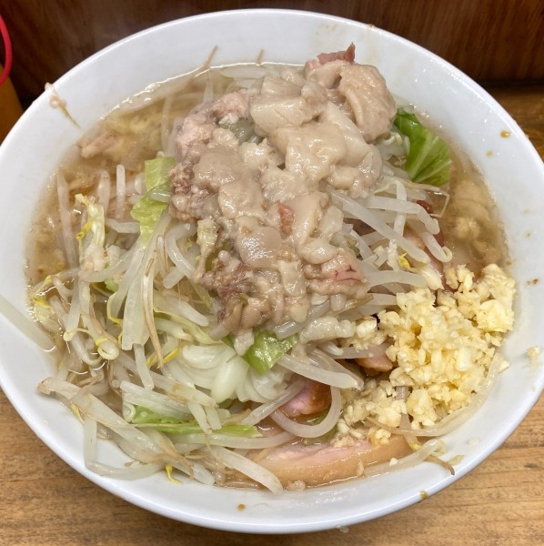 「小豚ラーメン 1,000円」@ラーメン二郎 前橋千代田町店の写真