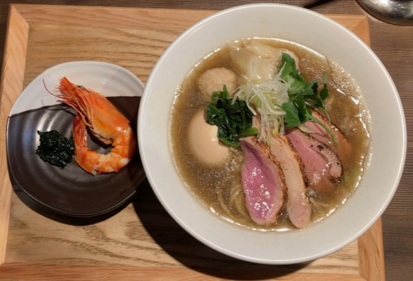 「【限定】海老と鴨の中華蕎麦(塩)」@鴨出汁中華蕎麦 麺屋yoshikiの写真