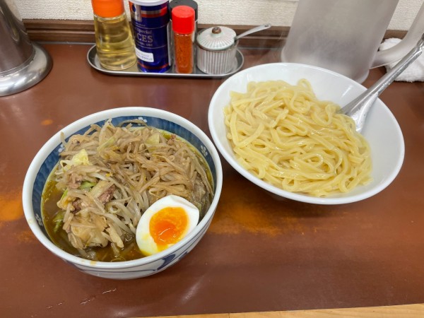 「カレー野菜つけめん」@ラーメン ひかりの写真