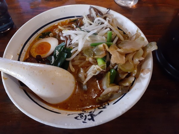 「麻辣味噌ラーメン」@横濱家 こどもの国店の写真