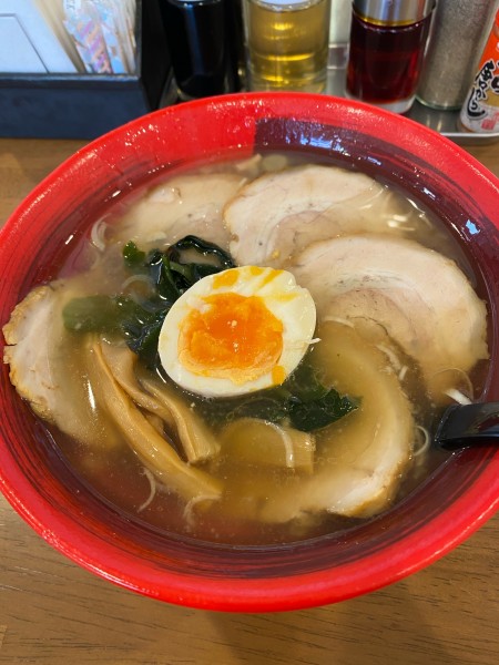 「あごだしチャーシュー麺➕麺固め」@らーめん矢の写真