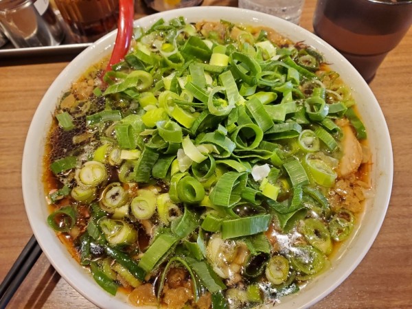 「中華そば850円＋ネギ増し250円」@麺や 太華 横浜橋店の写真