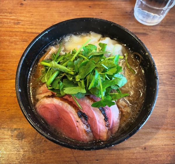 「限定 東北ロッケンロール中華そば(塩)鴨増し」@麺屋58の写真