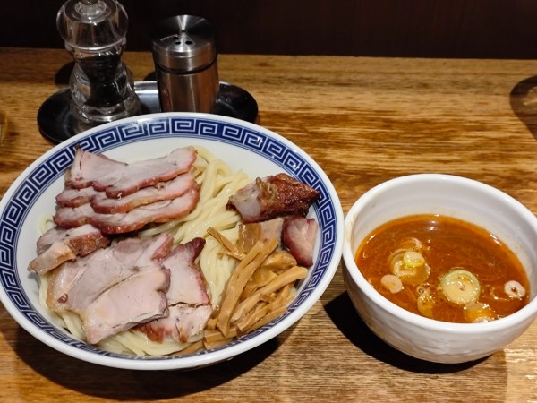 「焼豚濃厚つけ麺　海老味」@神保町 可以の写真