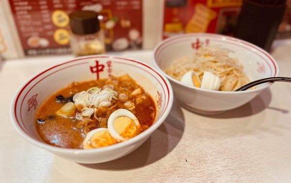 「冷し五目味噌（￥950）＋玉子（￥90）」@蒙古タンメン 中本 御徒町店の写真