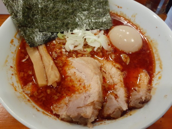 「特製ラーメン（辛味）」@拉麺 あさがおの写真