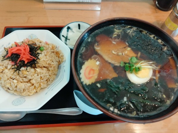 「半チャーハン＋ラーメンセット」@白河ラーメンHIRO 麺風靡の写真