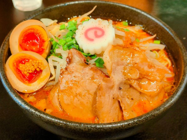 「至福の旨辛麺＋味玉」@麺屋宗 -sou- 高田馬場本店の写真