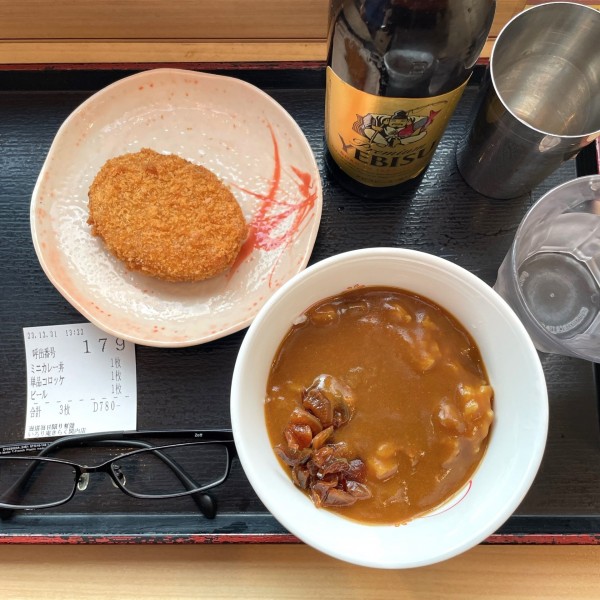 「ミニカレー丼」@いろり庵きらく 関内店の写真