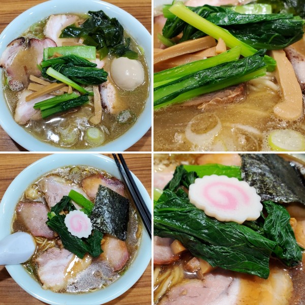 「年末限定らーめん　塩・醤油らーめん」@中華そば 西川の写真