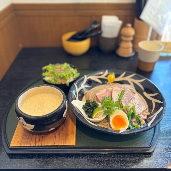 「納豆と和出汁のつけ麺」@ORIBEの写真